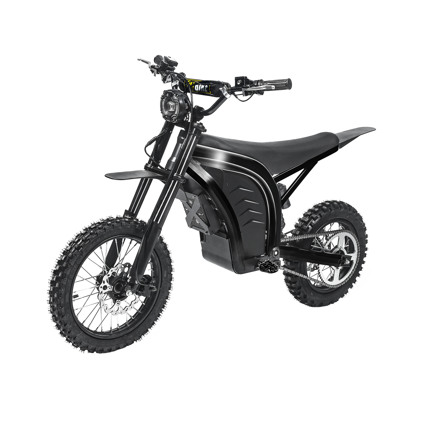 ELOTAC ET-1 Electric Dirt Bike for Teens Adults, 14"/12" Off-road Tires, Mid-Drive Motor 3500W Peak, 48V 21AH,37MPH, 330Lbs Max Load, Daul Disk Hydraulic Brakes