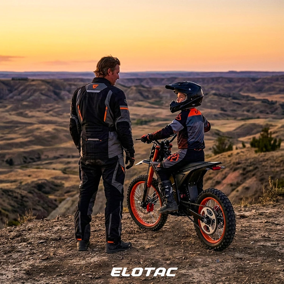 ET-3 Electric Dirt Bike, 72V 22.5Ah Removable Battery, 17